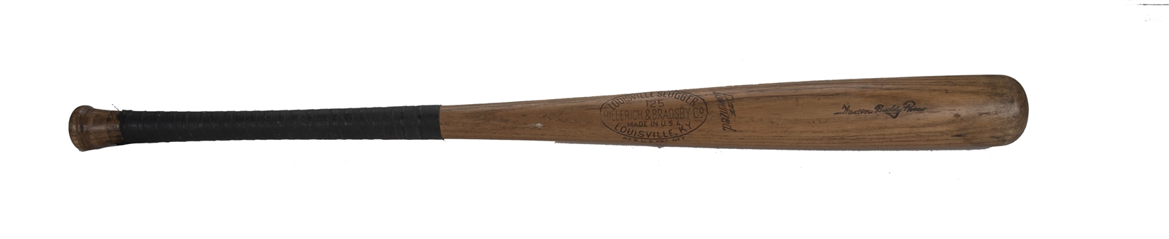 1948-1949 Buddy Rosar Game Used Hillerich & Bradsby R100 Model Bat (PSA/DNA & MEARS)